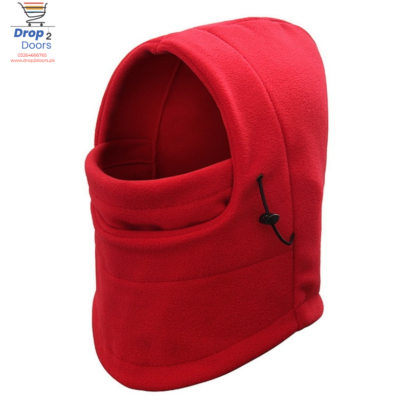 6 In 1 Unisex Winter Fleece Thermal Balaclava Ski Snood Hood Neck Warmer Hat