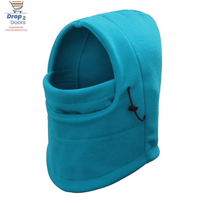 6 In 1 Unisex Winter Fleece Thermal Balaclava Ski Snood Hood Neck Warmer Hat