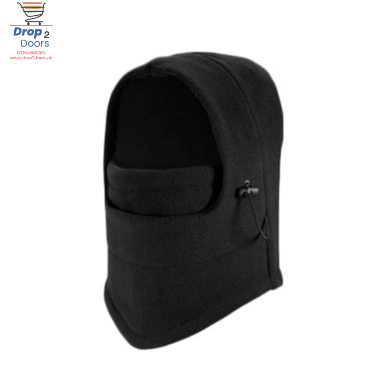 6 In 1 Unisex Winter Fleece Thermal Balaclava Ski Snood Hood Neck Warmer Hat