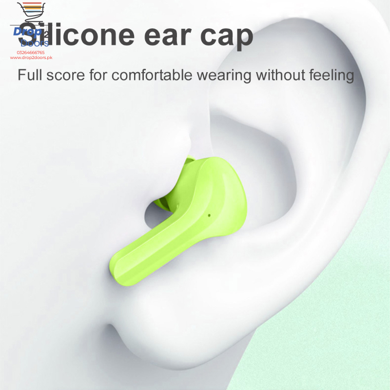 Bluetooth Compatible 5.3 LED Power Digital Display Stereo Sound Transparent Wireless Earbuds