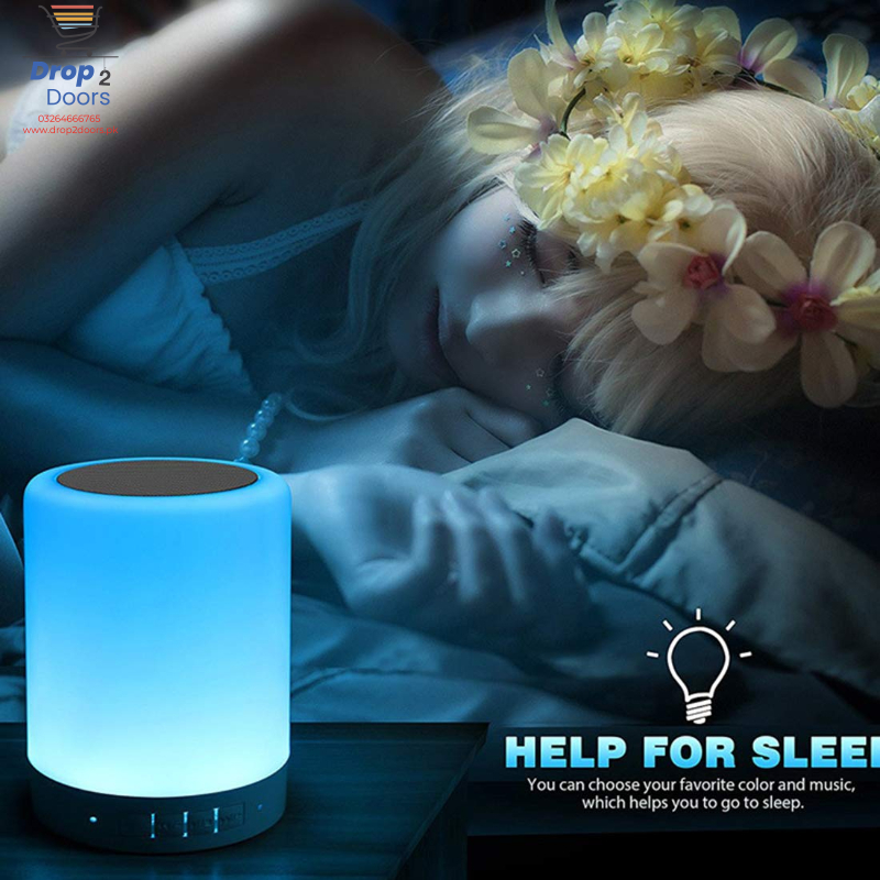 CL-671 Portable Touch Lamp With Bluetooth High Stereo Wireless Speaker And Hands-Free Calling Function