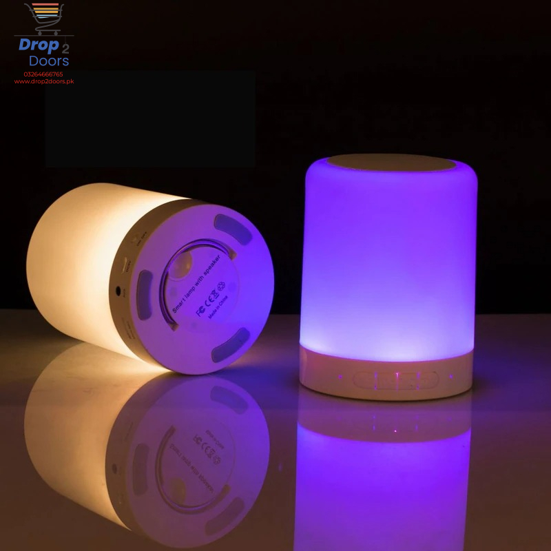 CL-671 Portable Touch Lamp With Bluetooth High Stereo Wireless Speaker And Hands-Free Calling Function