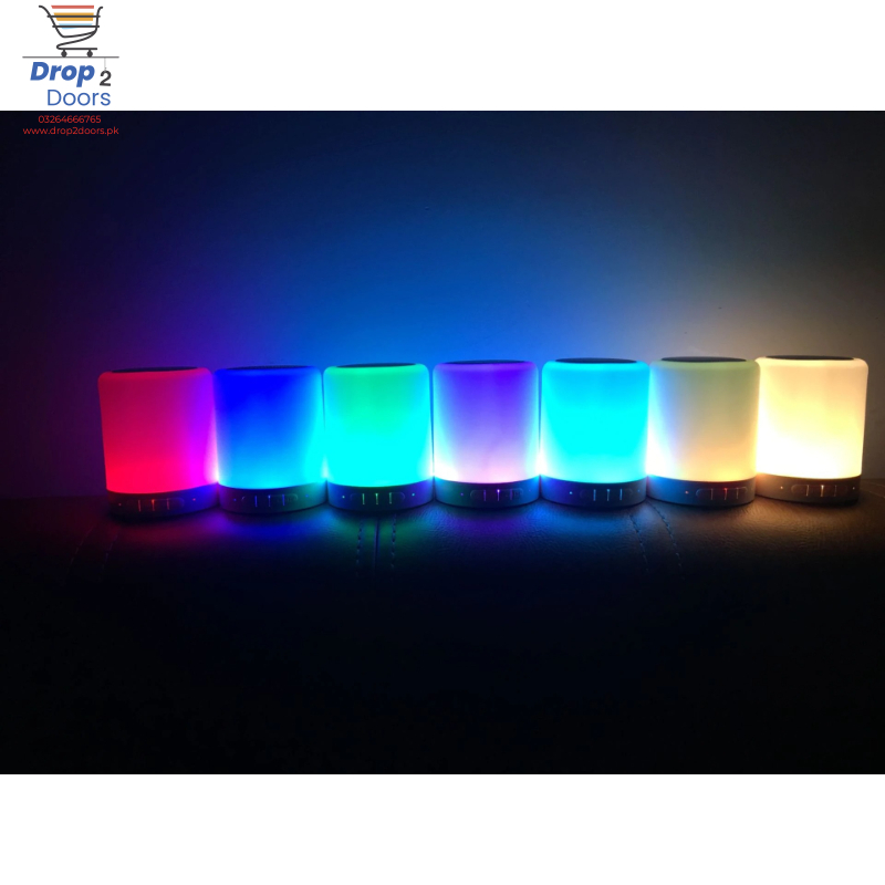 CL-671 Portable Touch Lamp With Bluetooth High Stereo Wireless Speaker And Hands-Free Calling Function