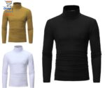 Pack Of Three MensWomens Winter Warm Long Sleeve High Neck Pullover Top