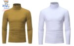 Pack Of Two Mens/Womens Winter Warm Long Sleeve High Neck Pullover Top