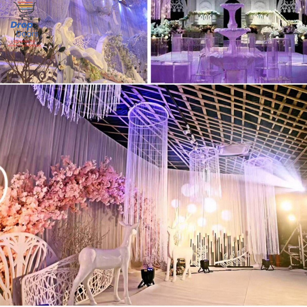 100cmX200cm Glitter Tassel Curtain String Door Room Panel Divider Window Decorative