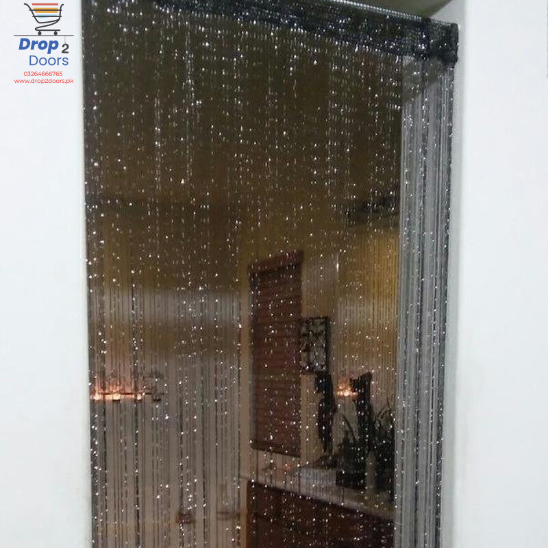 100cmX200cm Glitter Tassel Curtain String Door Room Panel Divider Window Decorative