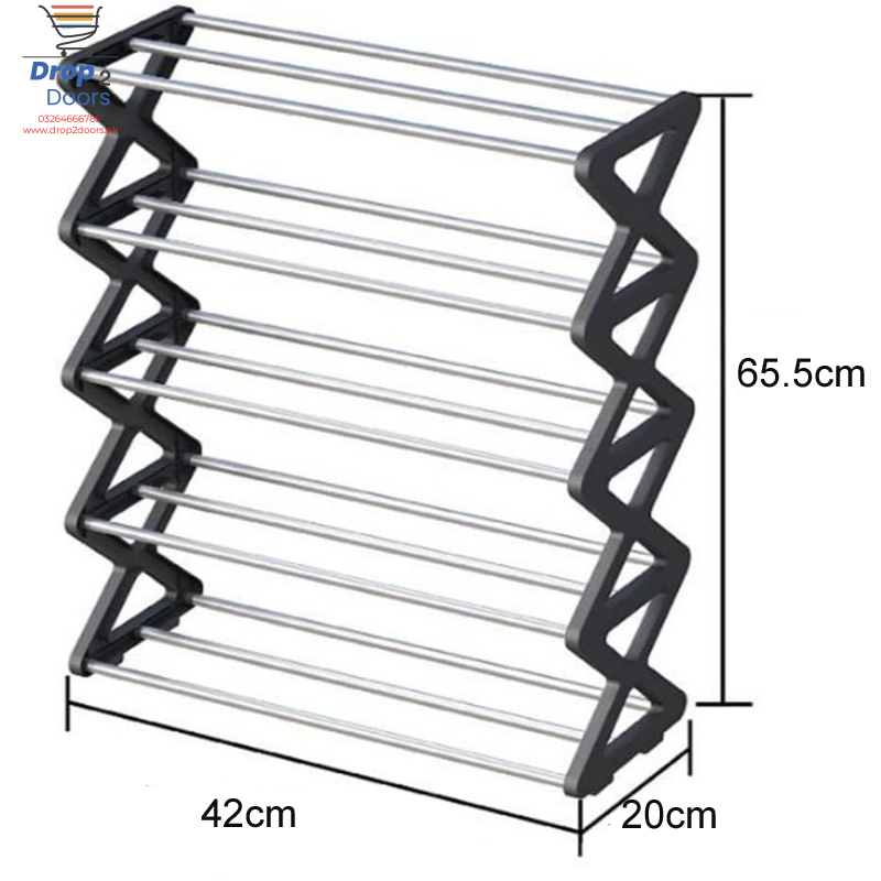 5 layers Foldable Fashion Shoe Organizer Stand