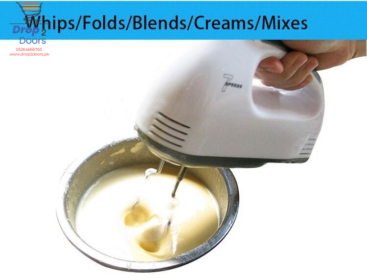 Electric Hand Mixer Machine With 7 Speed Hand