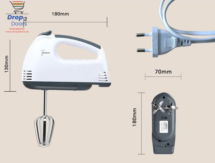 Electric Hand Mixer Machine With 7 Speed Hand