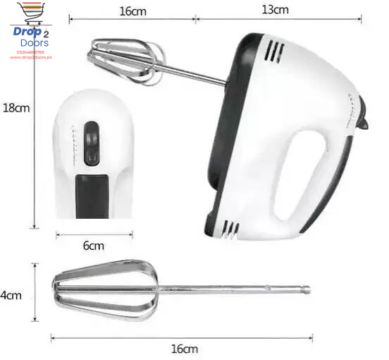 Electric Hand Mixer Machine With 7 Speed Hand