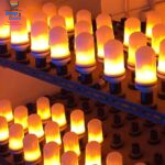 Flame Lamp E27 LED Fire Effect Bulb Home Decoration Night Light