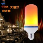 Flame Lamp E27 LED Fire Effect Bulb Home Decoration Night Light