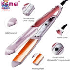 KM-471 Kemei Professional Hair Straightener With Temperature Control
