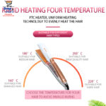 KM-471 Kemei Professional Hair Straightener With Temperature Control