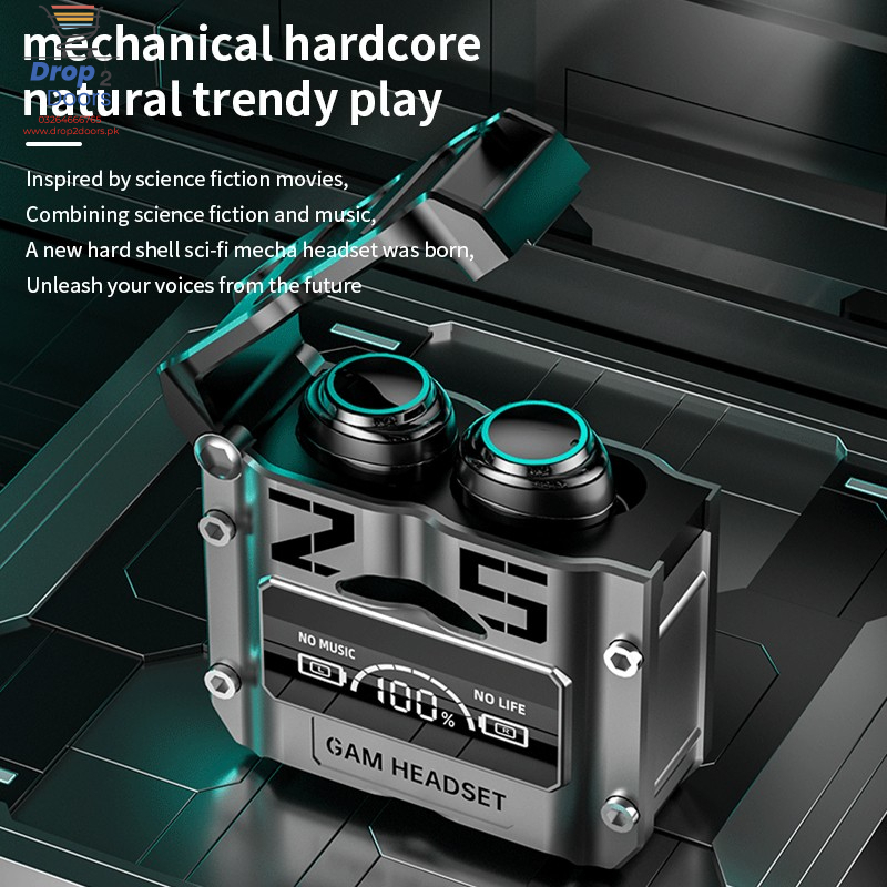 M25 Wireless 5.3 Gaming Earbuds With Built-In Dual Modes Gaming And Music