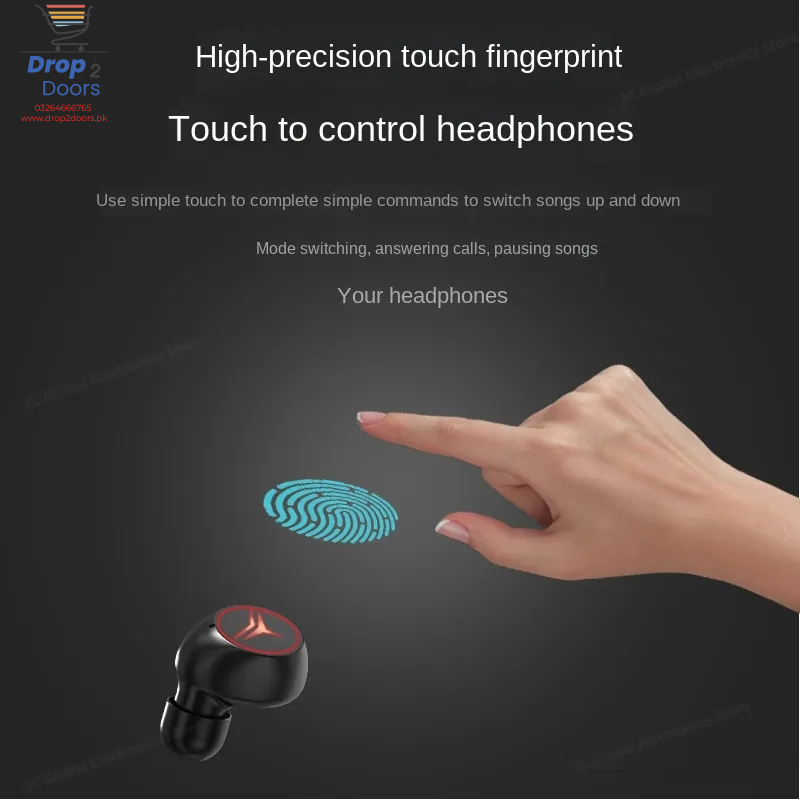M88 V5.3 Dual Mode Zero Delay LED Display Wireless Earbuds With Power Bank Option