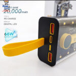 Maphie 20000mAh Portable PD66W Transparent Two Way Fast Charging Power Bank With Multiple Protection Features