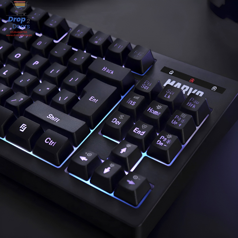 Marvo Scorpion K607 Membrane Gaming Keyboard With 3 RGB Lighting Effects
