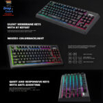 Marvo Scorpion K607 Membrane Gaming Keyboard With 3 RGB Lighting Effects