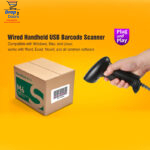 Master IT K112J High-Quality 1D Wired Handheld Laser Barcode Scanner – 200 ScansSec