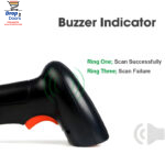 Master IT K112J High-Quality 1D Wired Handheld Laser Barcode Scanner – 200 ScansSec