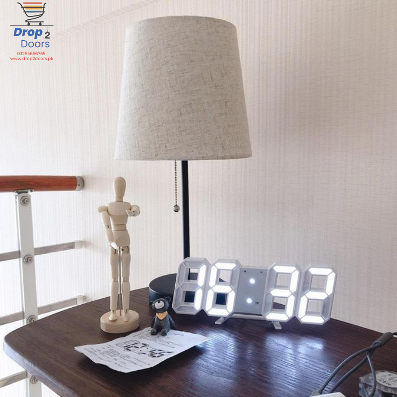 Multi-Functional Modern Design 3D LED Digital Clock