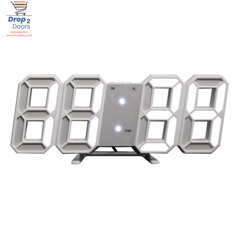 Multi-Functional Modern Design 3D LED Digital Clock