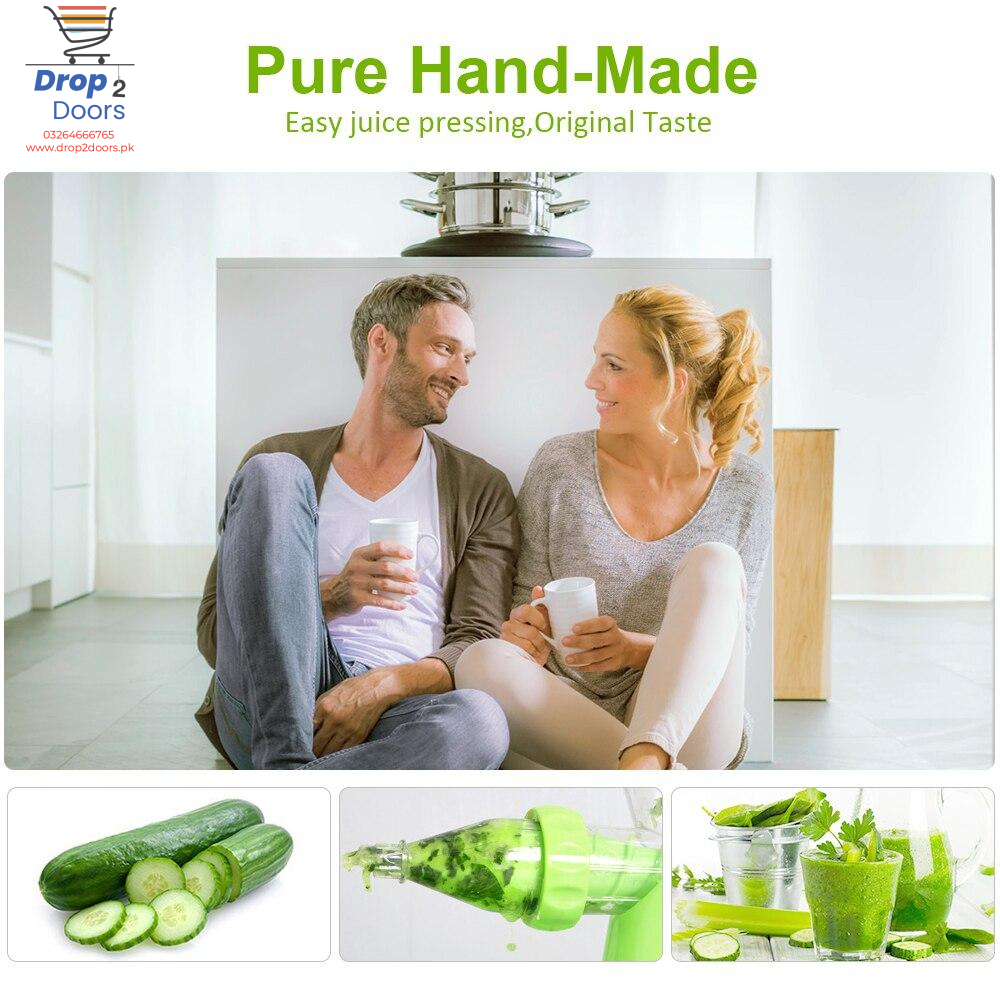 Manual Hand Juicer Fruit Vegetable Extractor Portable