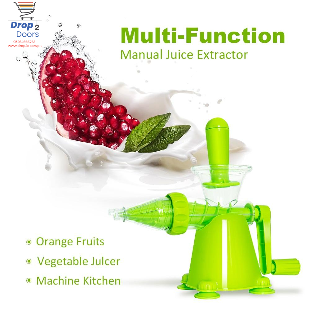 Manual Hand Juicer Fruit Vegetable Extractor Portable