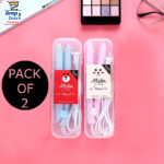 Pack Of 2 Best Quality Mini Portable Hair Straighteners With Plastic Cases