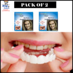 Pack Of 2 Pairs Snap-On Smile Custom Fit Perfect Smile Veneers In 3 Easy Steps