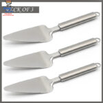 Pack Of 3 High-Quality Stainless Steel Cake And Pizza Servers