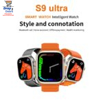 Smart Watch S9 Ultra Bluetooth Call Heart Rate Fitness Tracker With 3 Straps