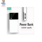 Sovo T20 6000mAh Portable Charger Power Bank With LED Flashing And Dual USB Output For Optimal High-Speed Charging