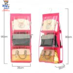 Thick Double-Sided Six Grid Storage Bag Multi Functional Hanging Bag