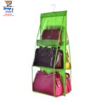 Thick Double-Sided Six Grid Storage Bag Multi Functional Hanging Bag