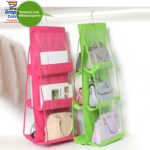 Thick Double-Sided Six Grid Storage Bag Multi Functional Hanging Bag