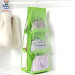 Thick Double-Sided Six Grid Storage Bag Multi Functional Hanging Bag