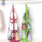 Thick Double-Sided Six Grid Storage Bag Multi Functional Hanging Bag