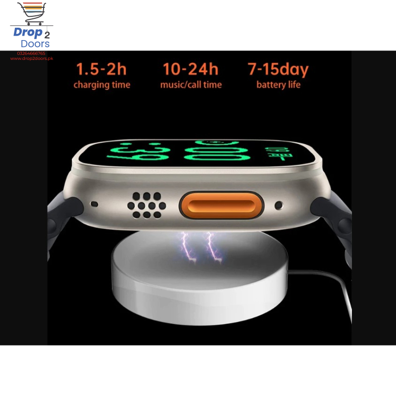 X8 Ultra 2.08-Inch NFC Always-On Display Smart Watch With Bluetooth Calling