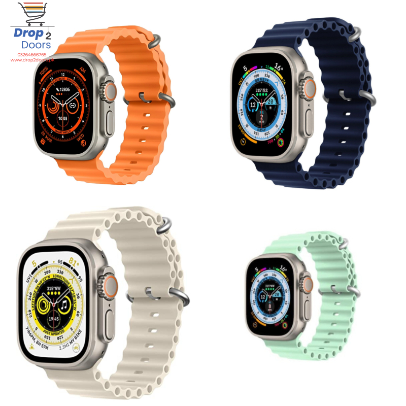X8 Ultra 2.08-Inch NFC Always-On Display Smart Watch With Bluetooth Calling