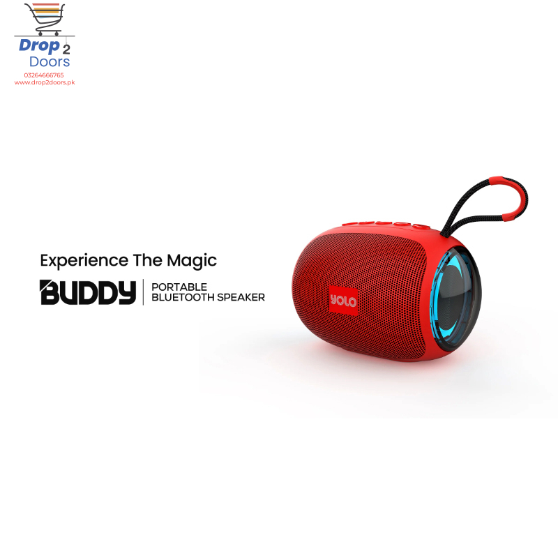Yolo Buddy Mini Portable Bluetooth Speaker With Dynamic RGB Lights