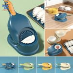 Combo Pack 2 In 1 Dumpling Maker + Dishwashing Rug | Best Samosa Maker & Metal Wire Dish Washing Rugs For Kitchen (random Color)