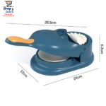 Combo Pack 2 In 1 Dumpling Maker + Dishwashing Rug | Best Samosa Maker & Metal Wire Dish Washing Rugs For Kitchen (random Color)