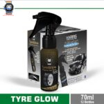Pack Of 12 Tyre Glow For Tyre Shine | Best Quality Shining Spray For Car & Bike Tyres 70 Ml