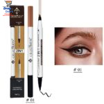 Gegemoon Waterproof 2 In 1 Long Lasting Liquid Eyeliner & Liquid Eyebrow Pencil