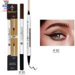 Gegemoon Waterproof 2 In 1 Long Lasting Liquid Eyeliner & Liquid Eyebrow Pencil