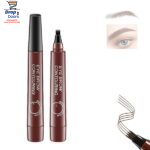 Natural Long Lasting Eyebrow Pen Waterproof Fork Tip Eyebrow Tattoo Pencil Women Eye Cosmetic Beauty Makeup | Eyebrow Marker Pen
